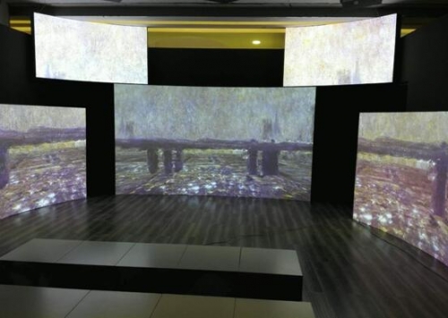 AVANZA帥映激光工程投影 數字創意重塑莫奈印象，引領展覽展示服務新紀元